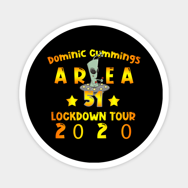 Dominic Cummings Lockdown tour Magnet by JB's Design Store